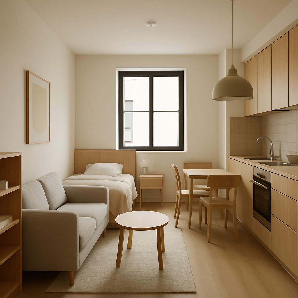 Platzsparend wohnen: smarte Lösungen für Singlehaushalte