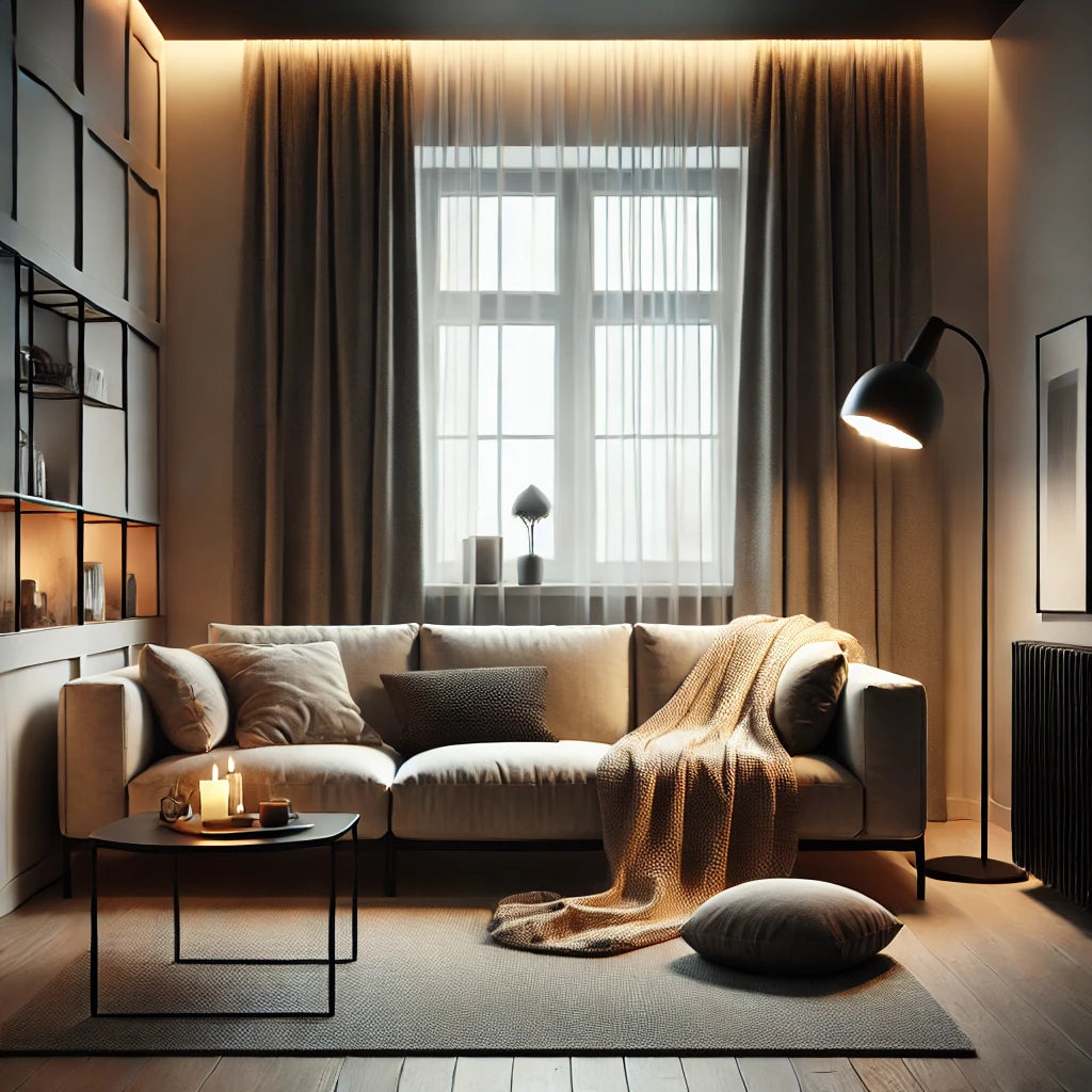 Gemütliche Wohnung im Winter