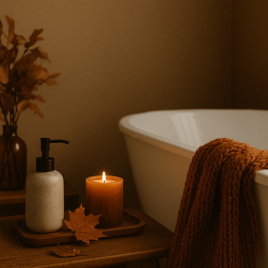 Herbst- und Winterstimmung ins Bad bringen