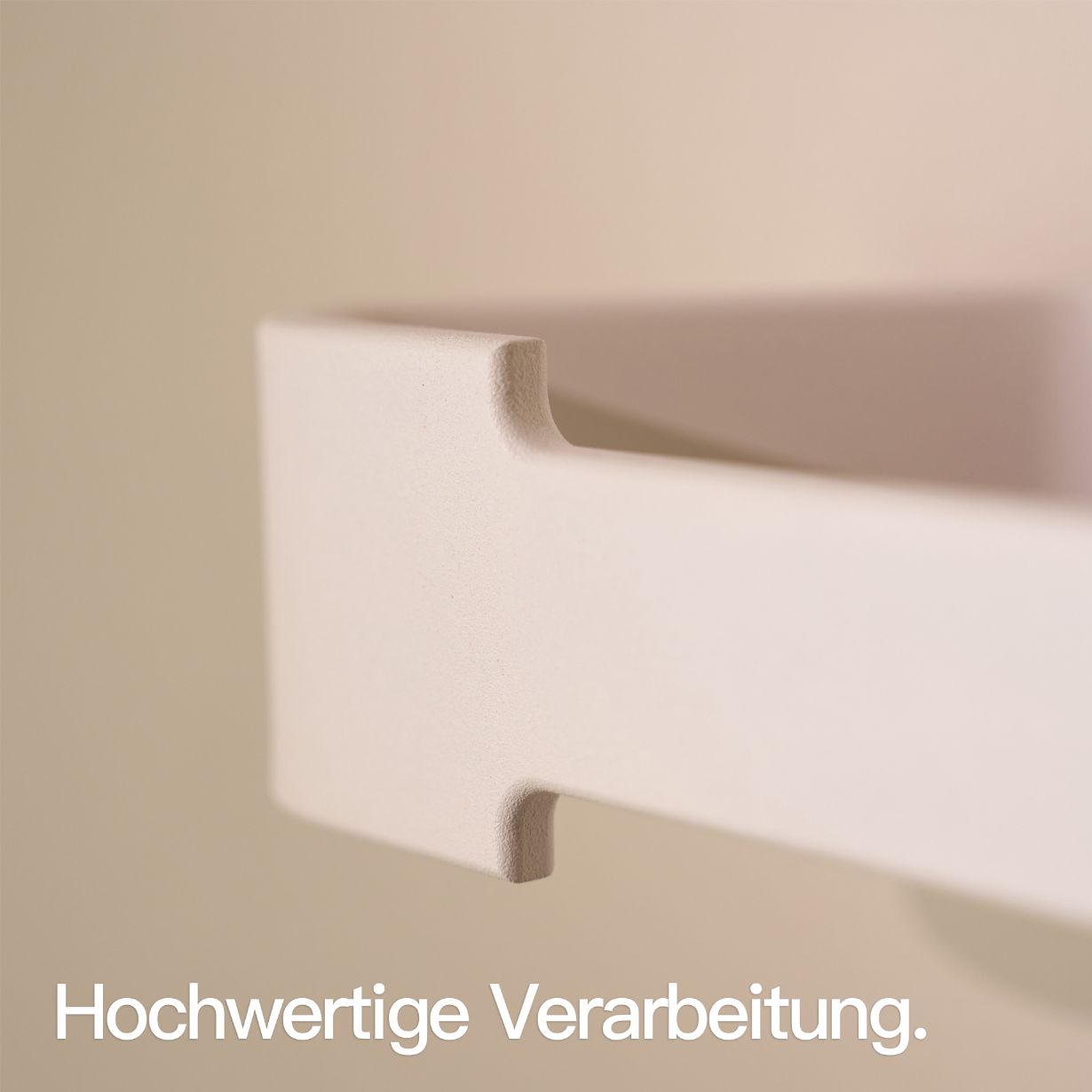 Designfabrik Hamburg Küchenrollenhalter selbstklebend ohne Bohren für Küchenpapier als Küchenaccessoire weiß