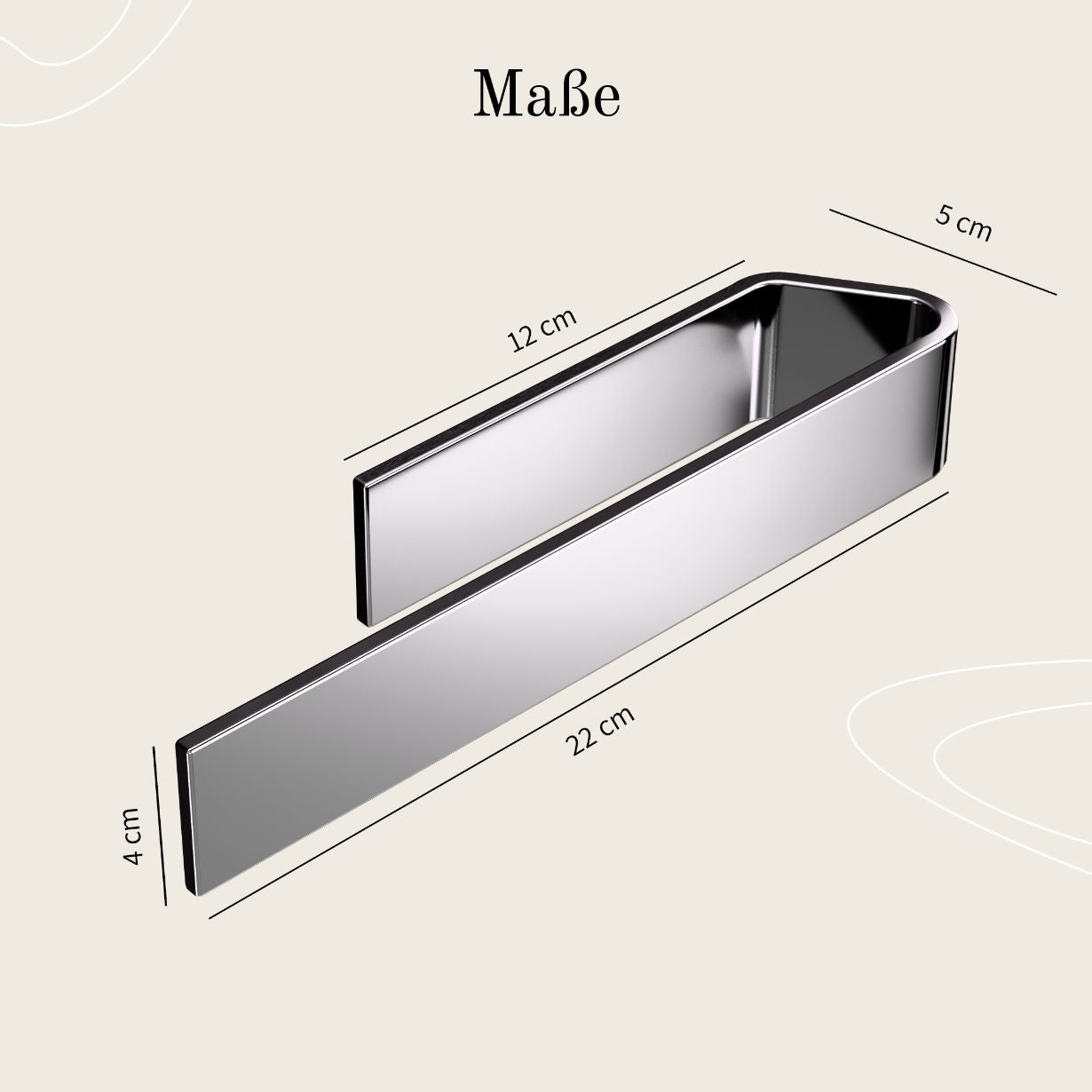 Designfabrik Hamburg Handtuchhalter ohne Bohren