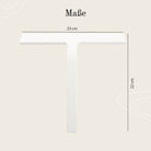 Dimensions Designfabrik Hamburg Duschabzieher aus Silikon mit selbstklebender wall mount und Hängehalterung weiß matt