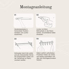 Designfabrik Hamburg Garderobenleiste Kleiderstange hochwertig modern minimalistisch schwarz weiß 58 80 Montageanleitung