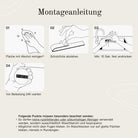 Designfabrik Hamburg Spültuchhalter ohne Bohren, Spüllappenhalter, Geschirrtuchhalter Lappenhalter Küche Montageanleitung