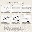 Designfabrik Hamburg Duschablage als Eckablage ohne Bohren für Duschutensilien und Shampoo Montageanleitung