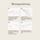 Designfabrik Hamburg Wandgarderobe mit versteckten Haken aus Metall