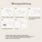 Designfabrik Hamburg Montageanleitung Duschabzieher aus Silikon mit selbstklebender Wandhalterung und Hängehalterung weiß matt