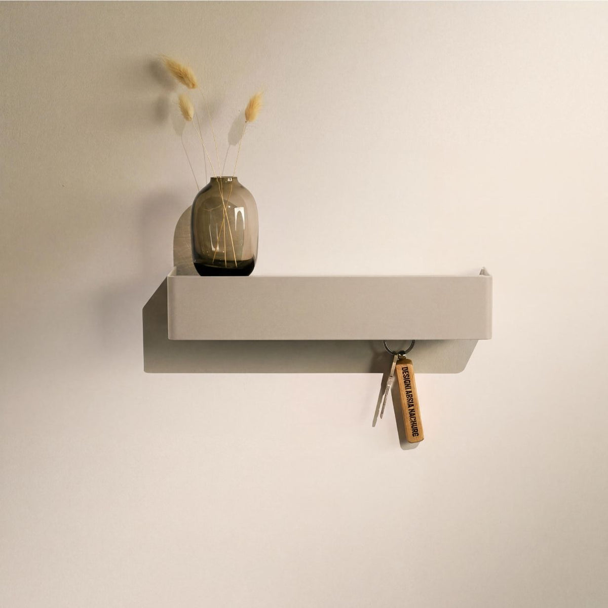 Designfabrik Hamburg Schlüsselbrett passend zur Garberobe beige
