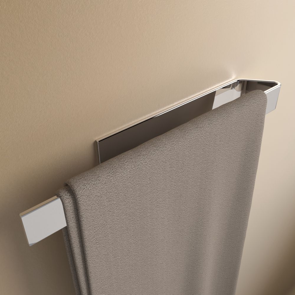 Anzeige_Render Designfabrik Hamburg towel holder No drilling Chrom 40 cm