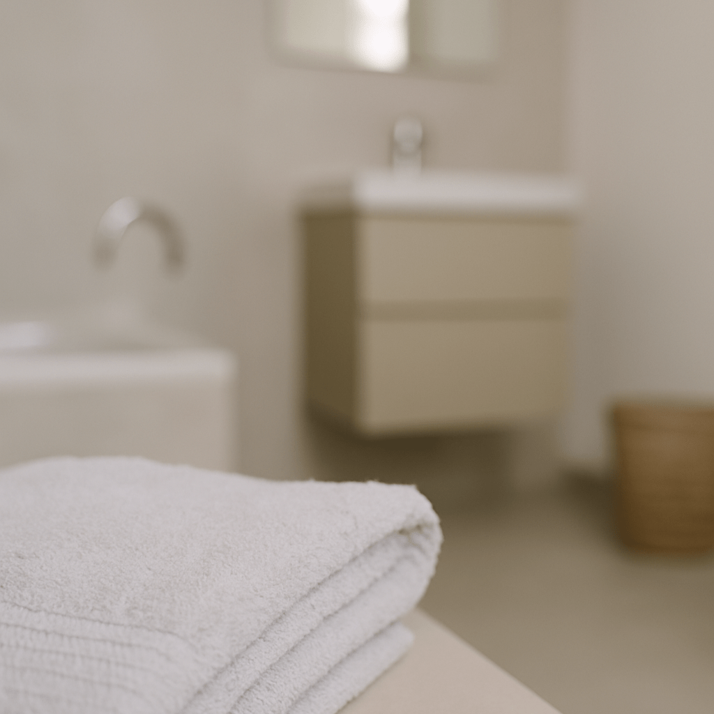 Handtuch Badezimmer Upgrade 