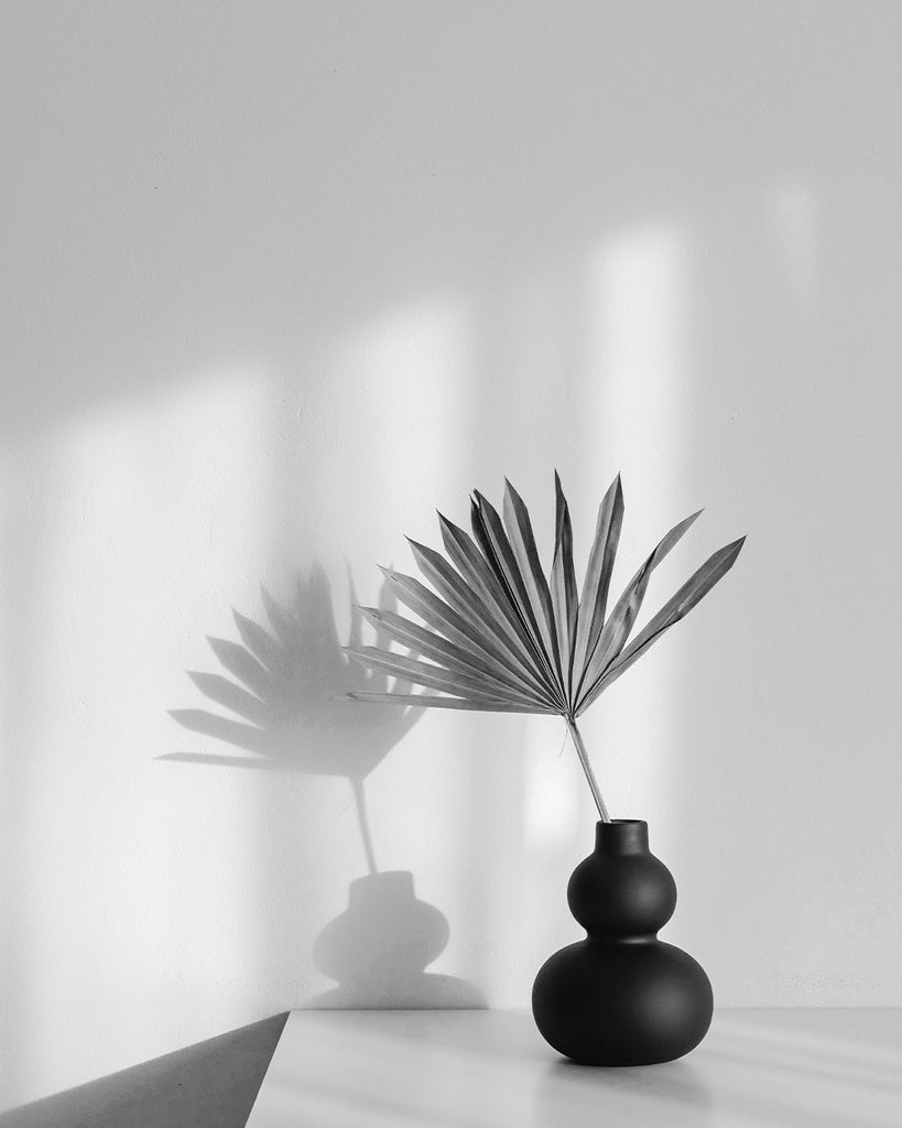 Wohnaccessoires Kategoriebild Designfabrik Hamburg Vase mit Palmengrün