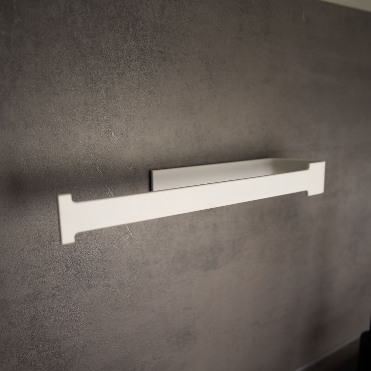 Designfabrik Hamburg Kpchenrollenhalter ohne Bohren zur Wandmontage weiß