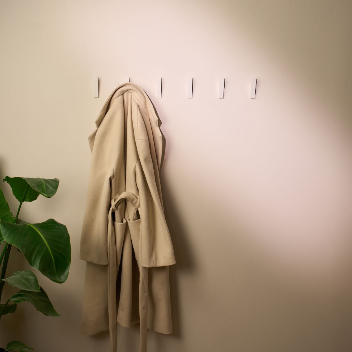 Designfabrik Hamburg Garderobenhaken zum Schrauben Set aus massivem Metall mit modernem Look