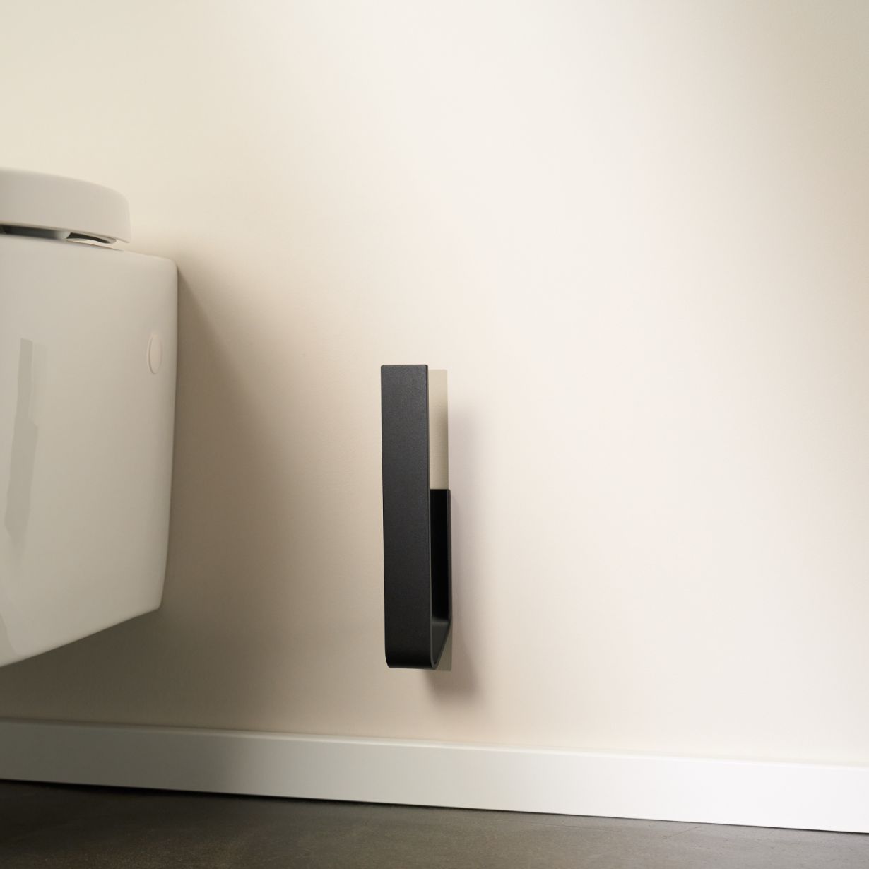 Designfabrik Hamburg Ersatzrollenhalter für Toilettenpapier zum Kleben ohne Bohren