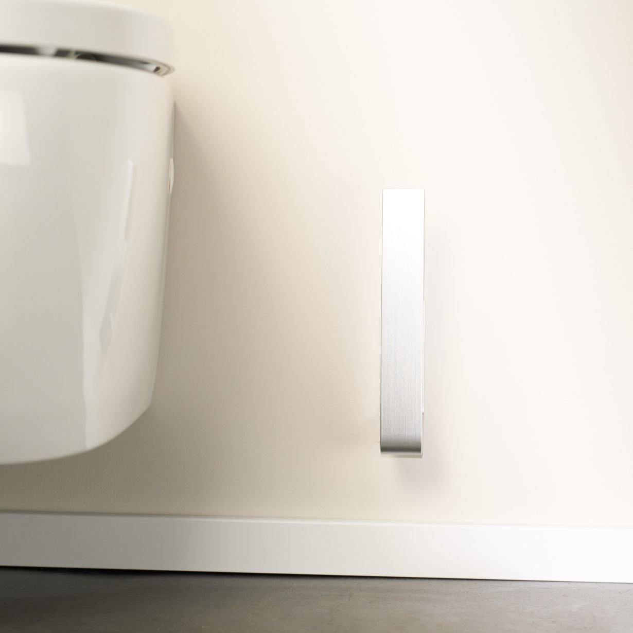 Designfabrik Hamburg Ersatzrollenhalter für Toilettenpapier zum Kleben ohne Bohren