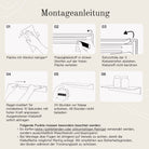 Designfabrik Hamburg Wandregal ohne Bohren zum Kleben. Badablage kleben Montageanleitung