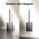 Designfabrik Hamburg hochwertiger Toilettenbürstenhalter mit Silikonbürste und Metallhalter