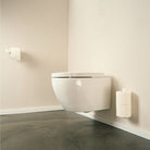 Designfabrik Hamburg Ersatzrollenhalter für Klopapier zum Kleben ohne Bohren mittels 3M Markenklebeband