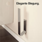 Designfabrik Hamburg Ersatzrollenhalter für Klopapier zum Kleben ohne Bohren mittels 3M Markenklebeband