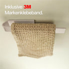 Designfabrik Hamburg Spültuchhalter ohne Bohren zur Montage am und im Waschbecken Beige