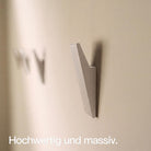 Designfabrik Hamburg Klebehaken ohne Bohren zur Wandmontage selbstklebend beige