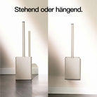 Designfabrik Hamburg Toilettenbürste auf Silikon mit Metallgehäuse zur Wandmontage oder zum stehen beige