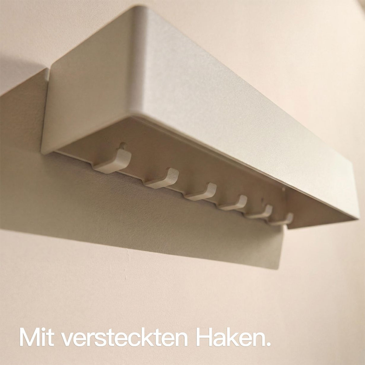 Designfabrik Hamburg Schlüsselbrett passend zur Garberobe beige