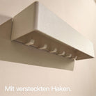 Designfabrik Hamburg Schlüsselbrett passend zur Garberobe beige