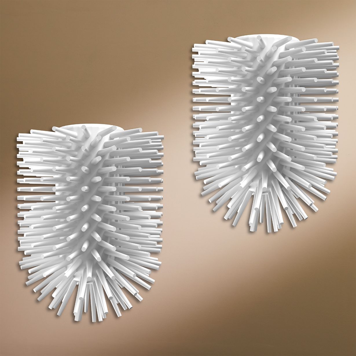 Designfabrik Hamburg Ersatz-Silikonbürsten für unsere Toilettenbürstengarnitur.