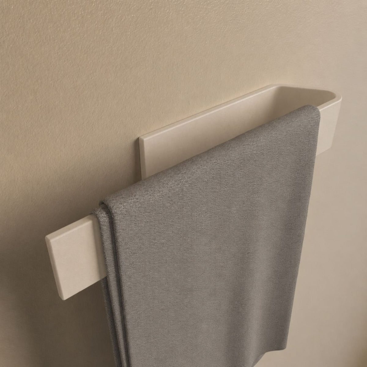 Ad render Designfabrik Hamburg self-adhesive towel holder without drilling, 40 cm