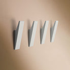 Designfabrik Hamburg Garderobenhaken zum Schrauben Set aus massivem Metall mit modernem Look