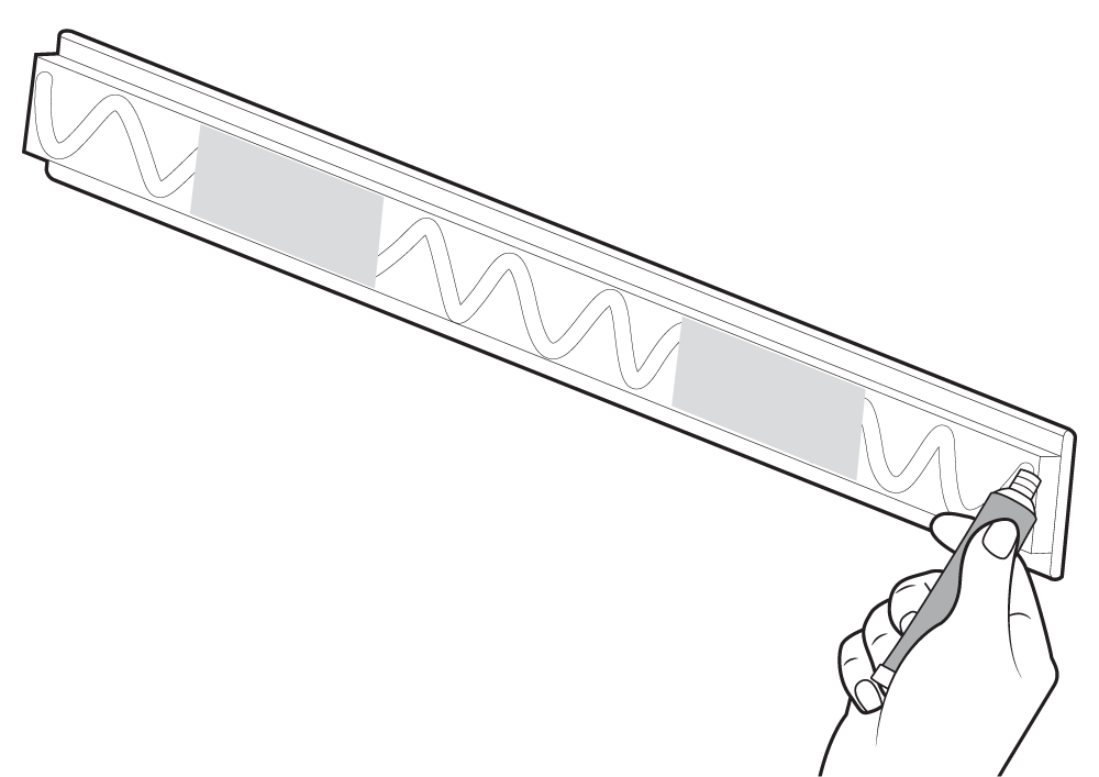 Designfabrik Hamburg Hakenleiste ohne Bohren, Küchenreling selbstklebend