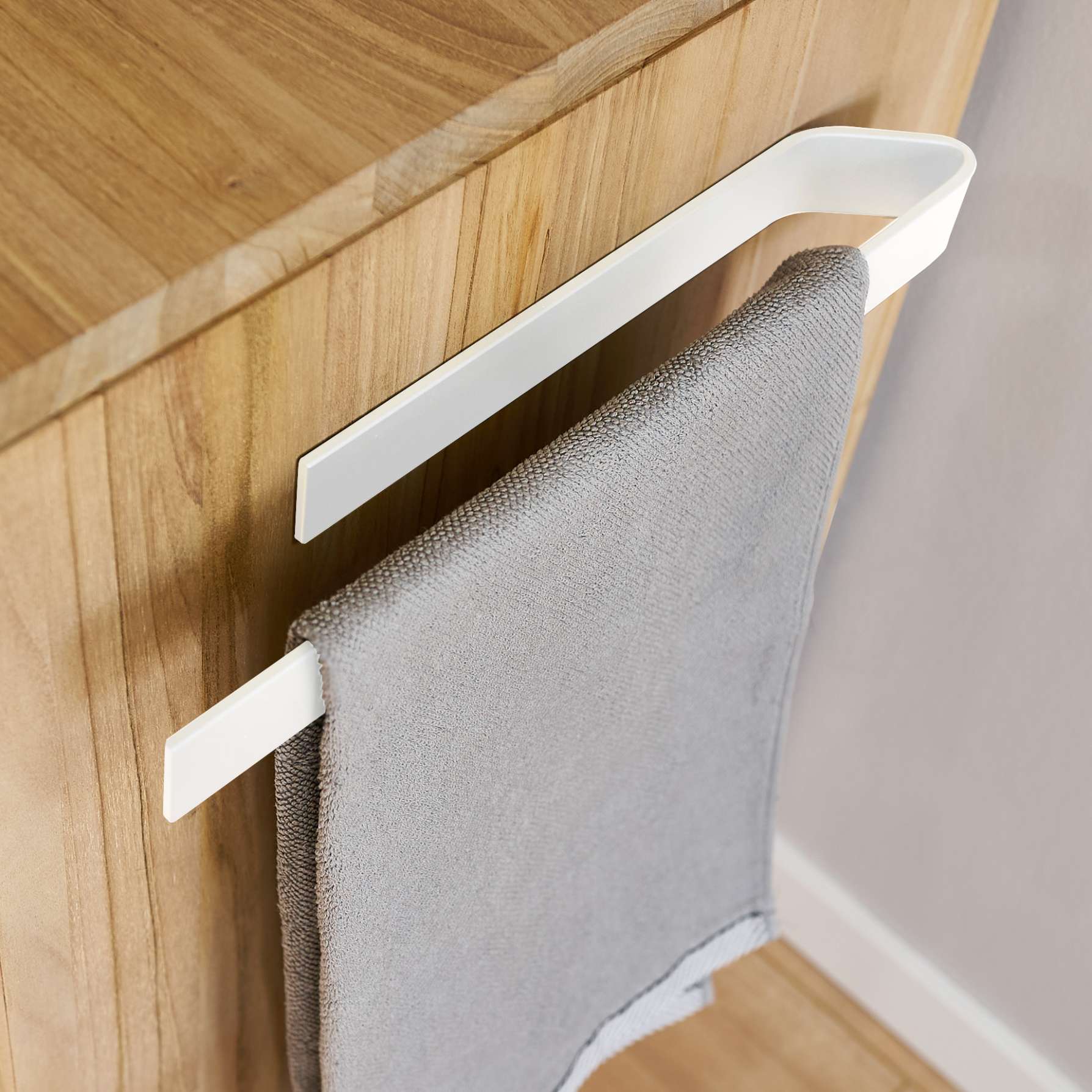 Strandseil-Toilettenpapierhalter Aus Holz – Weiß, Rustikal Mit Ablage, Bauernhaus-Deko