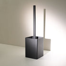 Designfabrik Hamburg hochwertiger Toilettenbürstenhalter mit Silikonbürste und Metallhalter