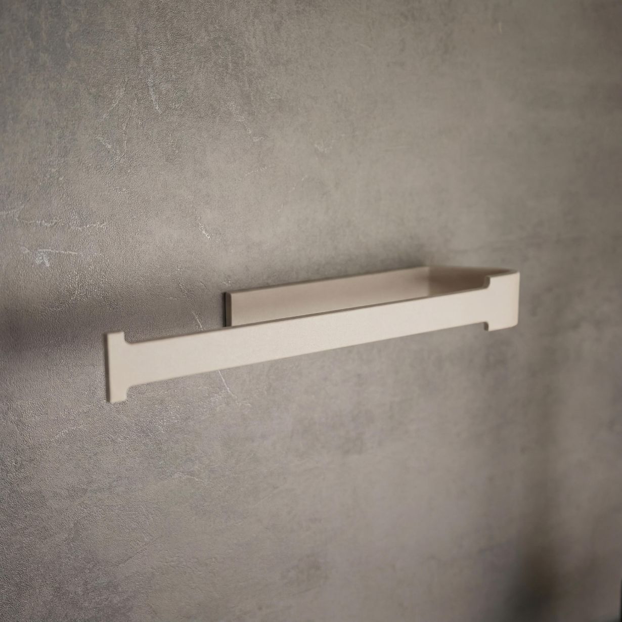 Designfabrik Hamburg Küchenrollenholter ohne bohren für die Küchenrückwand beige