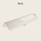 Designfabrik Hamburg Toilettenpapierhalter mit Ablage ohne Bohren