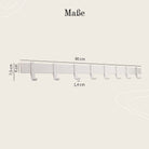 Designfabrik Hamburg Garderobenleiste mit verschiebbaren Haken