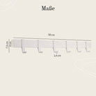 Designfabrik Hamburg Garderobenleiste mit verschiebbaren Haken