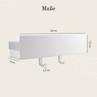 Designfabrik Hamburg Duschablage aus Metall ohne Bohren