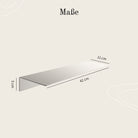 Designfabrik Hamburg Kleberegal aus Metall ohne Bohren