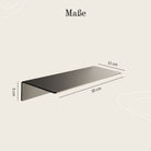 Designfabrik Hamburg Kleberegal aus Metall ohne Bohren