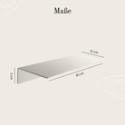 Designfabrik Hamburg Kleberegal aus Metall ohne Bohren