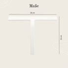 Designfabrik Hamburg Duschabzieher aus Silikon mit selbstklebender Wandhalterung und Hängehalterung weiß