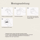 Designfabrik Hamburg hochwertiger Toilettenbürstenhalter mit Silikonbürste und Metallhalter