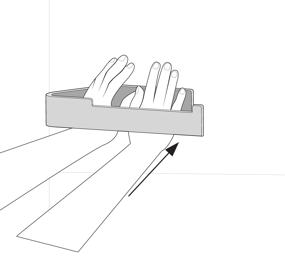 Designfabrik Hamburg Montageanleitung Toilettenpapierhalter ohne Bohren Klorollenhalter selbstklebend