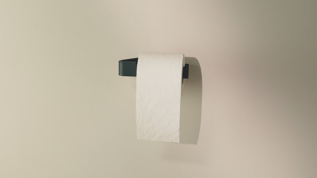 Designfabrik Hamburg Toilettenpapierhalter minimalistisch ohne Bohren